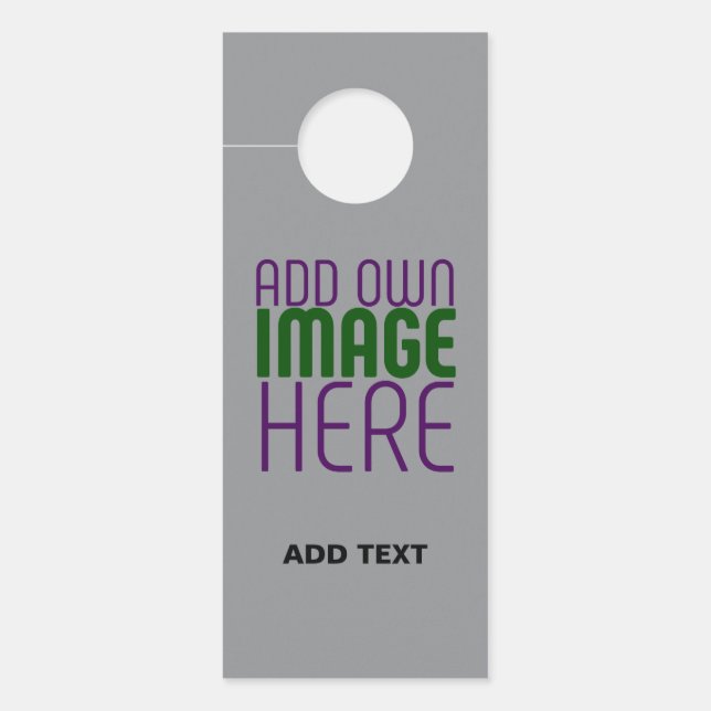 AVISO DE PORTA MODELO DE TEXTO DE IMAGEM ASH SIMPLES EDITÁVEL MOD (Frente)