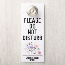 Não Incomodar e Limpar meu quarto