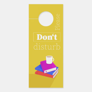 Aviso De Porta Não incomode - estou lendo - Desafio da porta