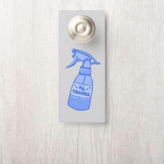 Aviso De Porta Não, Obrigado. Humor Sassy de Garrafa de Spray