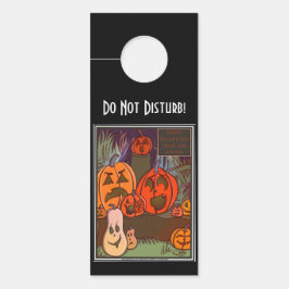Aviso De Porta O Halloween das Gourds