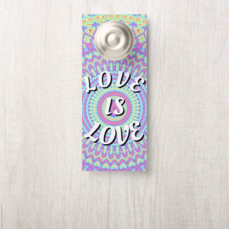Aviso De Porta Orgulho Love Is Love