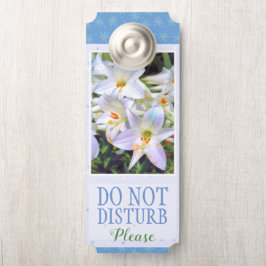 Aviso De Porta Páscoa Lily [Sinal de maçaneta] ド ア ノ ブ サ イ ン