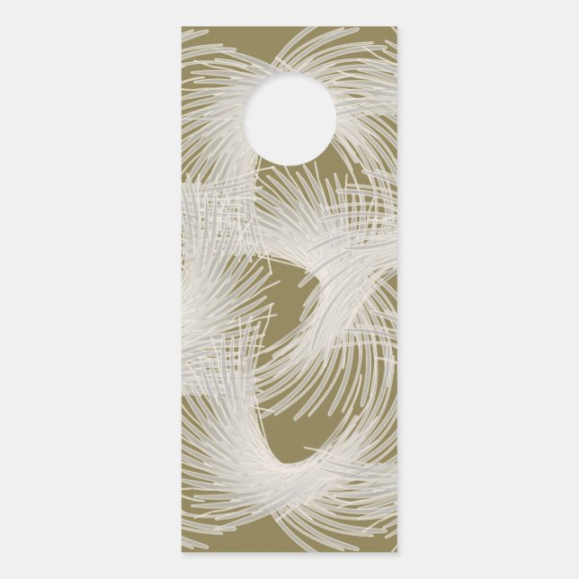 Aviso De Porta Penas voadoras brancas (Frente)