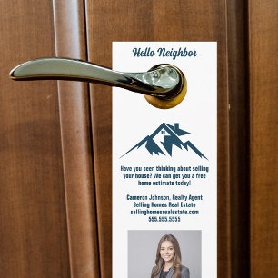 Aviso De Porta Personalizar Marketing de Empresa Imobiliária Mont
