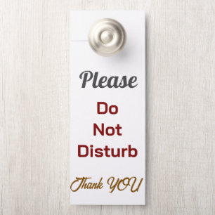 Aviso De Porta personalizar modelo personalizado Grande Padrão