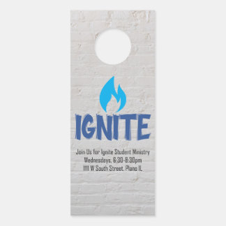 Aviso De Porta Pingentes de Porta Ignite