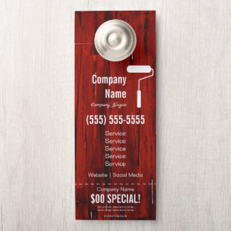 Aviso De Porta Pintor Door Hanger