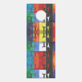 Aviso De Porta Pop art no 1 por Yeshaya Dank - unidade e harmonia