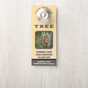 Aviso De Porta *~* Porta de Serviços de Árvore QR Jack TREE, made