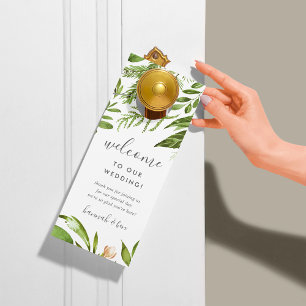 Aviso De Porta Prado selvagem que Wedding Welcome/Do para não