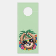Preguiça Tropical Kawaii – Vibrações Agradáveis de