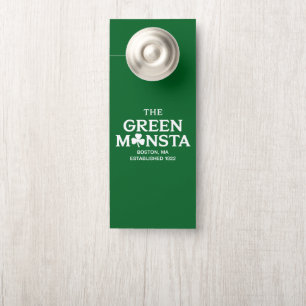 Aviso De Porta Presente de beisebol Green Monsta Boston Green Mon