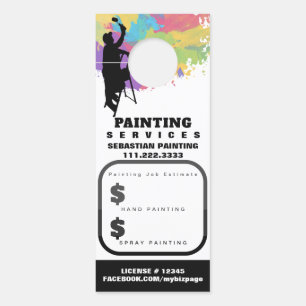 Aviso De Porta *~* QR Cotação Estimativa de Pintura Externa Resid