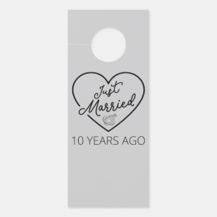 Aviso De Porta Recem casados 10 Anos Atrás III