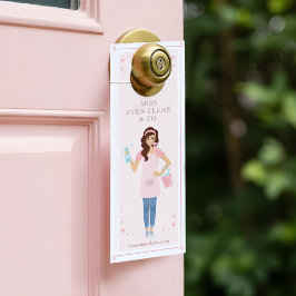 Aviso De Porta Referral Maid & House Clearing Woman