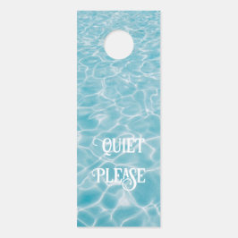 Aviso De Porta Reflexões de Piscinas Aquáticas Personalizadas
