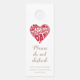 Aviso De Porta Romantic Valentine's Recovering From Valentine