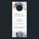 Aviso De Porta Rosa Rosa Rosa-Rosa Azul Dusty Não Incomodar<br><div class="desc">Elegante e moderno meio do verão floral não perturbam o cabide de portas que apresenta um buquê de peônias de rosa aquoso em tons de ardósia, azul empoeirado, rosa poeirento, rosa empoeirado, mauve, sábio com folhas botânicas verdes e eucalipto. Por favor, encontre mais designs e variações na minha loja de...</div>