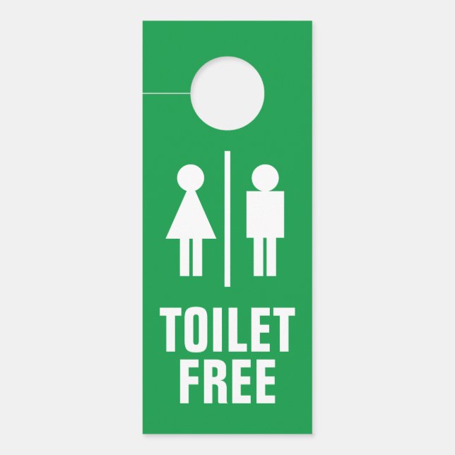 Aviso De Porta Sala de banho ocupada por mulheres do sexo masculi (Frente)