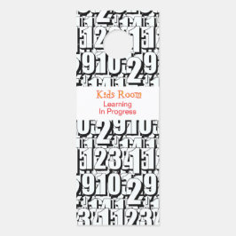 Aviso De Porta Sala De Crianças Aprendendo Em Andamento/Sala De B