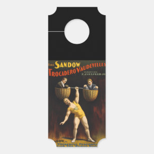 Aviso De Porta Sandow Eugen Sandow Vaudeville Weightlifter