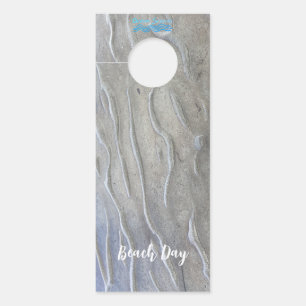 Aviso De Porta Sandy Beach personalizado Hanger de Portas