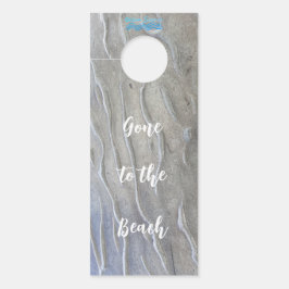 Aviso De Porta Sandy Beach personalizado Hanger de Portas