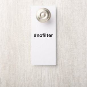 Aviso De Porta SEM Hashtag DE FILTRO