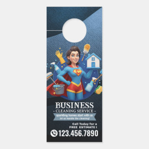 Aviso De Porta Serviço de Limpeza de Casa Moderna Serviço de Limp