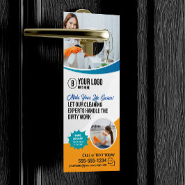 Aviso De Porta Serviço de Limpeza Doméstica e Escritório