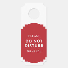 Aviso De Porta Simples bem-vindo e não perturbe o ReversibleTicke