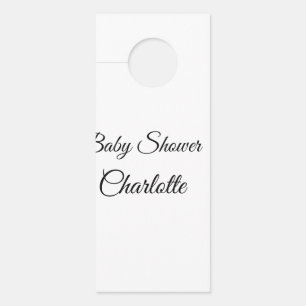 Aviso De Porta SIMPLES MINIMAL.CUTE ADICIONE O NOME DO BEBÊ baby