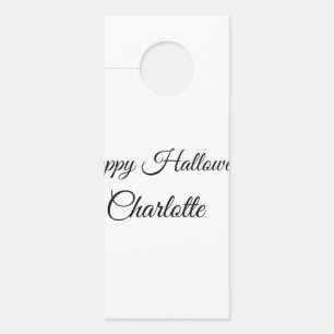 Aviso De Porta SIMPLES MINIMAL.CUTIE ADICIONE NOME BEBÊ feliz Hal
