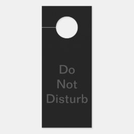 Aviso De Porta Sinal de Luxo Minimalista Não Perturbe