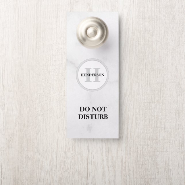 Aviso De Porta Sinal de Não Perturbe para Porta (Na maçaneta)