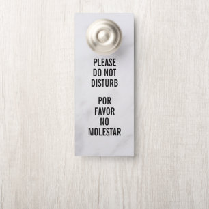 Aviso De Porta Sinal de Não Perturbe para Porta
