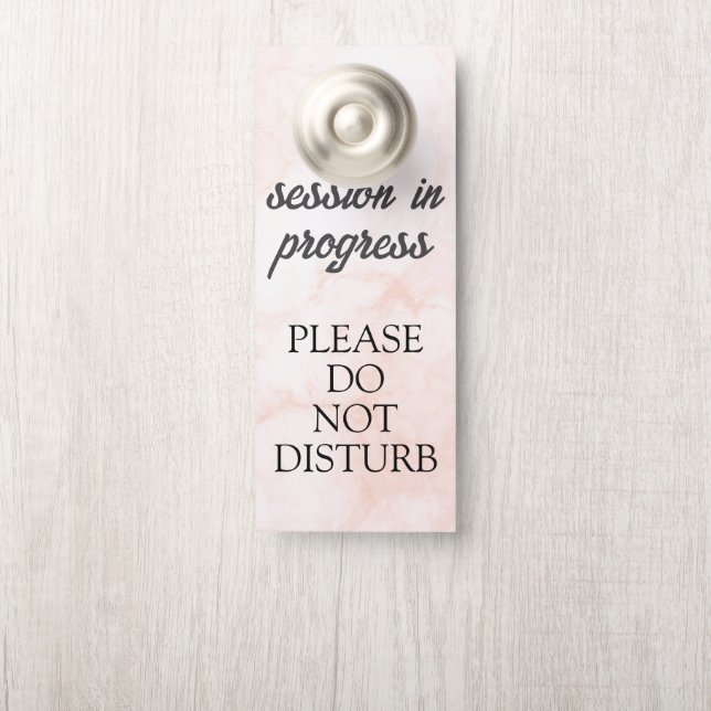 Aviso De Porta Sinal de Não Perturbe para Porta (Na maçaneta)