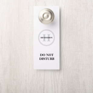 Aviso De Porta Sinal de Não Perturbe para Porta