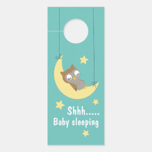 Aviso De Porta Sinal de porta, para mantê-lo calado para o bebê