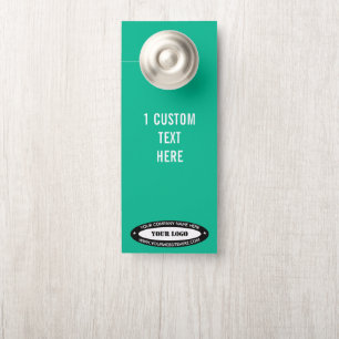 Aviso De Porta Sinalizadores de Porta Personalizados com Logotipo