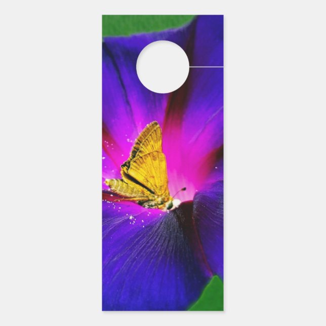 Aviso De Porta Skipper em Morning Glory  (Verso)