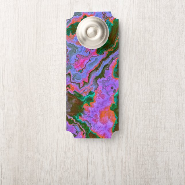 Aviso De Porta Sour Marble Door Hanger (Na maçaneta)