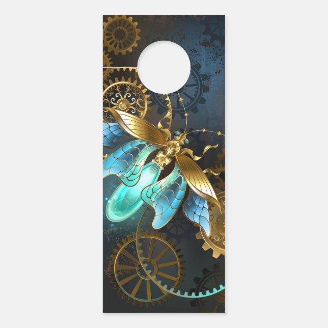 Aviso De Porta Steampunk Firefly (Frente)
