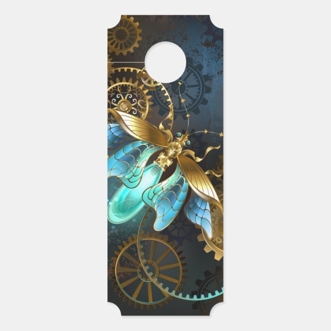 Aviso De Porta Steampunk Firefly (Frente)