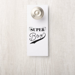 Aviso De Porta Super Boy