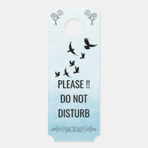 Aviso De Porta Suspensão de porta de Não Perturbe Personalizável 