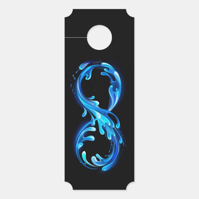 Aviso De Porta Symbol Infinity of Cold Clear Water (Frente)