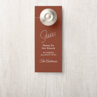 Terracotta Brown Wedding White