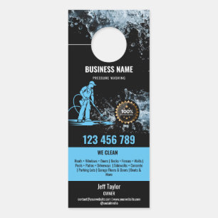 Aviso De Porta Teto de lavagem de energia por pressão profissiona